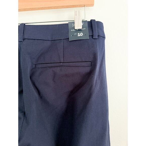J Crew Factory | NWT | Kallie straight-leg pant in Navy | Sz 10 - Picture 8 of 10